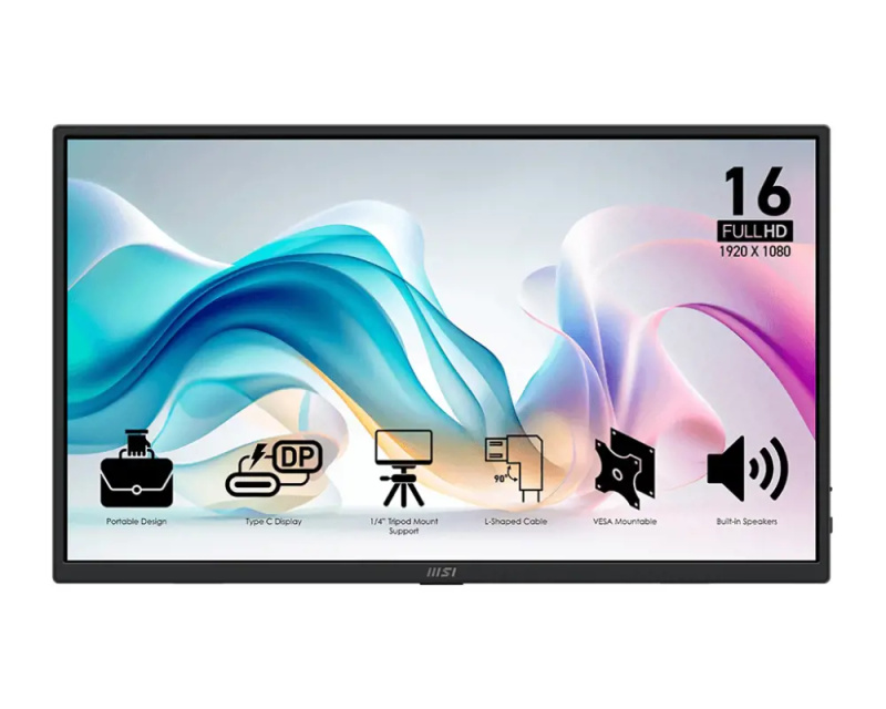 MSI PRO MP165 E6 Černá