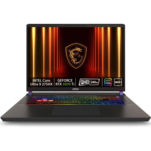 MSI Vector 17 HX AI 9S7-17S372-035 Šedá