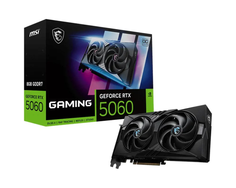 MSI NVIDIA GeForce RTX 5060 8G GAMING OC (RTX 5060 8G GAMING OC) Černá