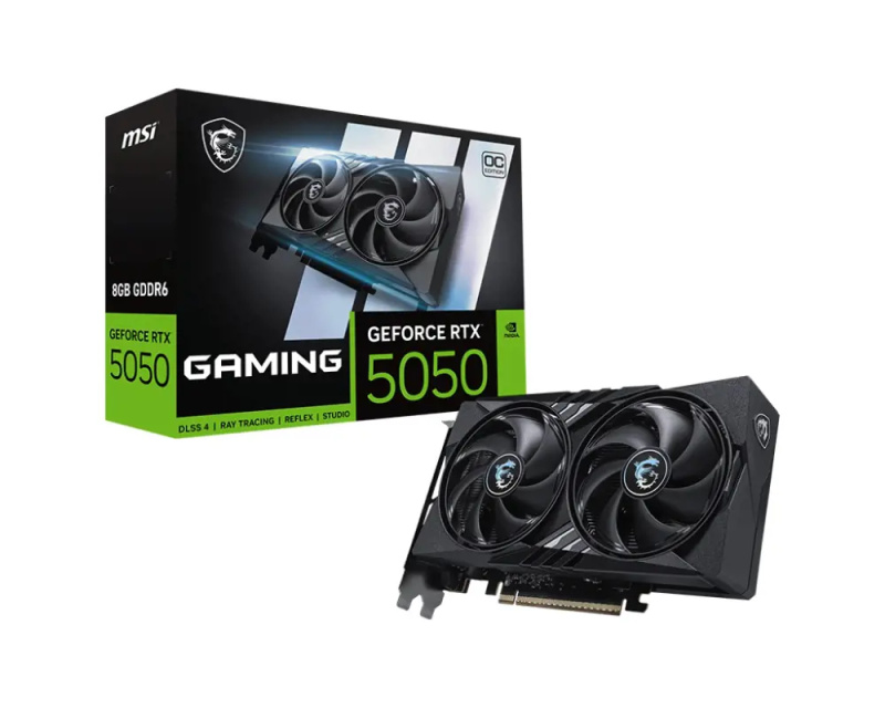MSI NVIDIA GeForce RTX 5050 8G GAMING OC Černá