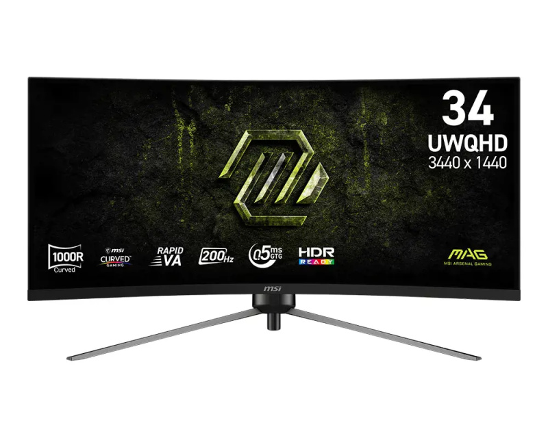 MSI MAG/345CQRF E20/34"/VA/UWQHD/200Hz/0,5ms/Černá/3R