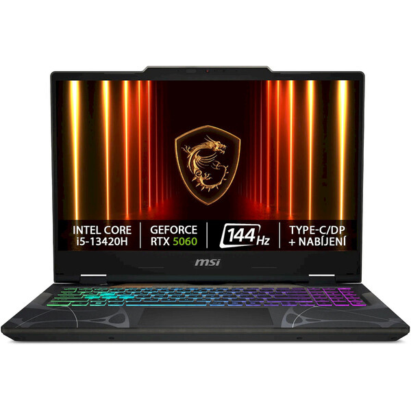 MSI Cyborg 15 (B13WFKG-478XCZ) černý Černá
