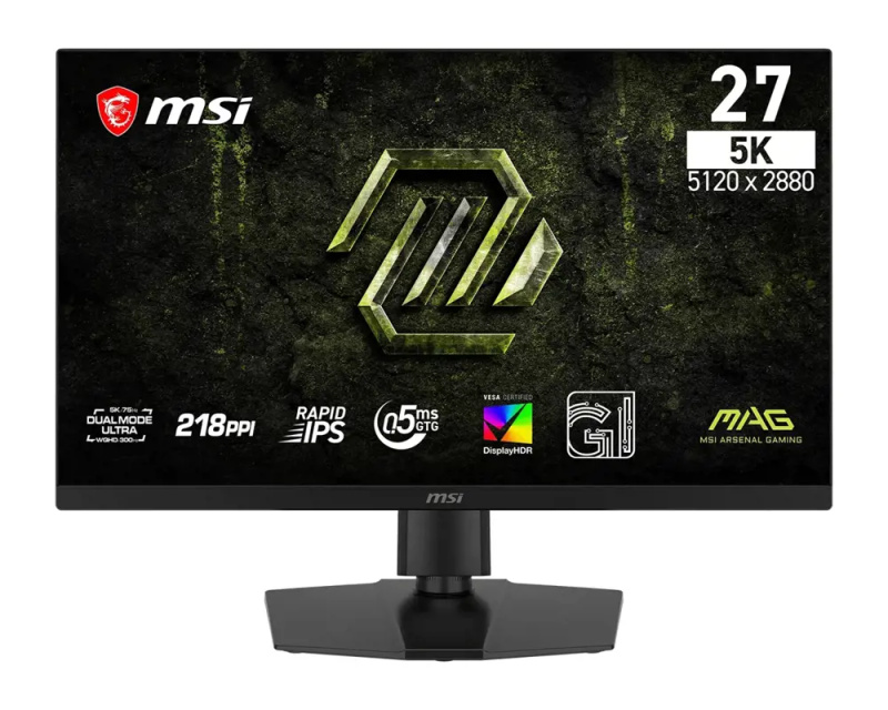 MSI MAG/271KPD7/26,9"/IPS/5K/75Hz/0,5ms/Černá/3R