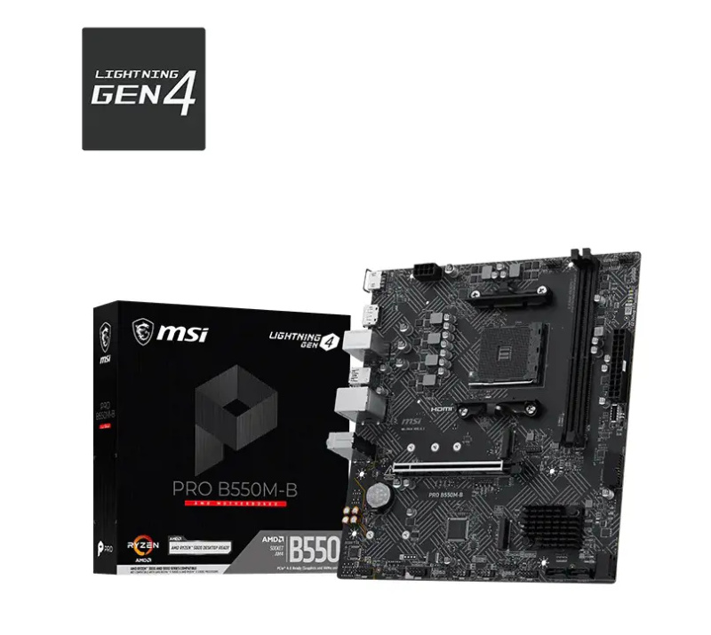MSI PRO B550M-B/AM4/mATX
