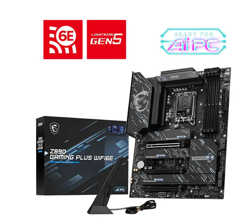 MSI Z890 GAMING PLUS WIFI6E/LGA 1851/ATX