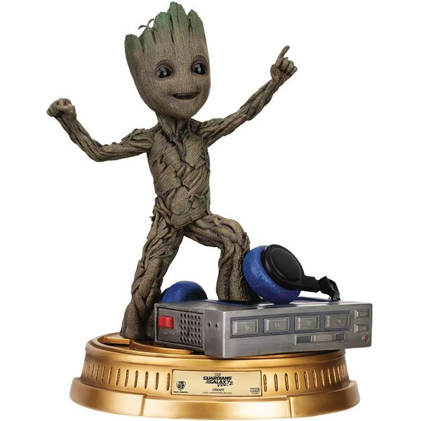 Beast Kingdom Toys Guardians of The Galaxy 2 Životní Velikost Soška Dancing Groot heo EU Exclusive 3