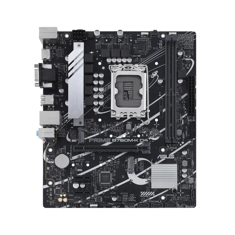 ASUS PRIME B760M-K D4 (DDR4) 90MB1DS0-M0EAY0 Stříbrná