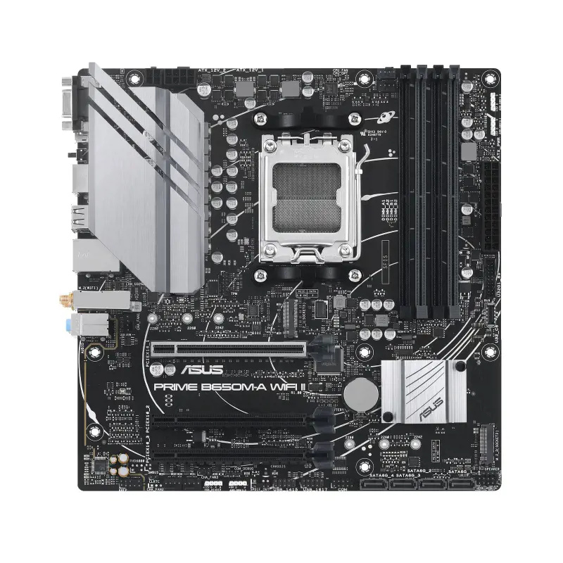 ASUS PRIME B650M-A WIFI II Stříbrná
