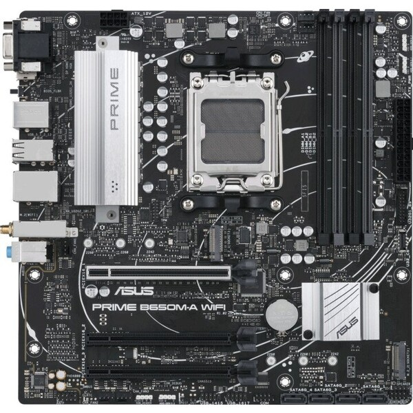 ASUS PRIME B650M-A WIFI II Stříbrná