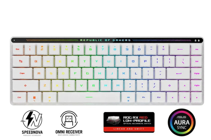 ASUS RoG Falchion RX Low Profile 90MP03EC-BKZA10 Stříbrná