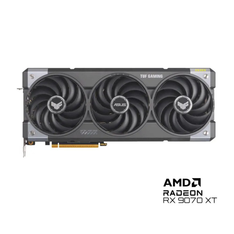 ASUS TUF AMD Radeon RX 9070 XT OC 16GB (90YV0L70-M0NA00) Šedá
