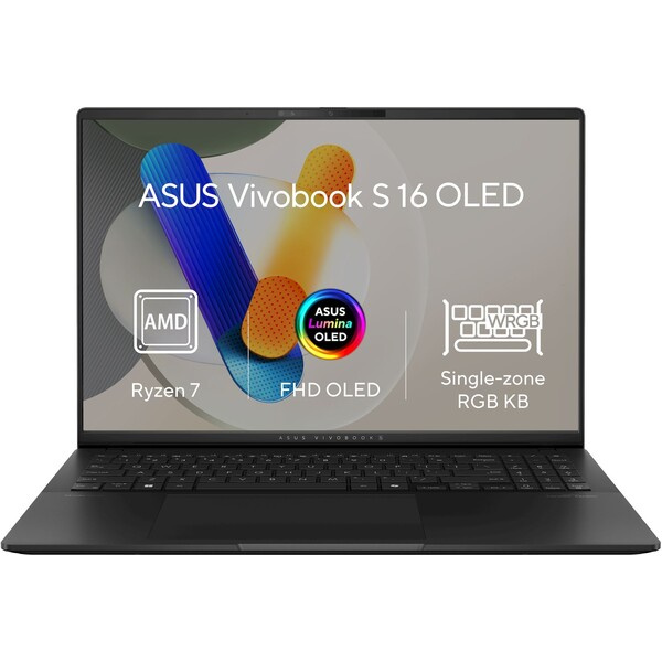 ASUS Vivobook S 16 OLED M5606KA-OLED045W Černá