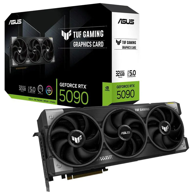 ASUS TUF Gaming NVIDIA GeForce RTX 5090 32GB GDDR7 (90YV0LY1-M0NA00) Černá
