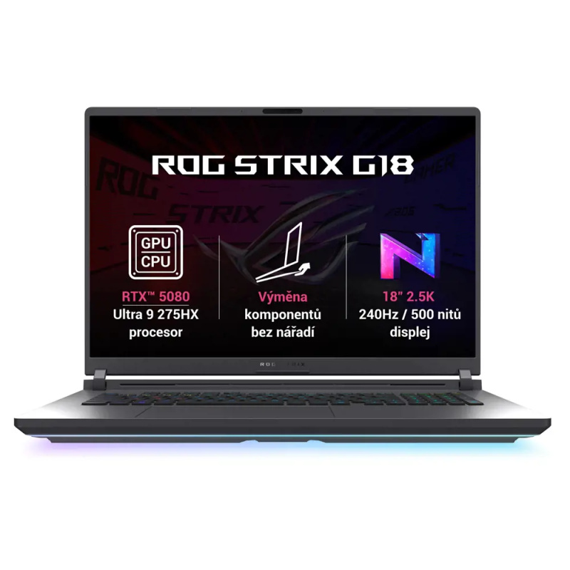 ASUS ROG Strix G18 G815LW-NEBULA046 Šedá