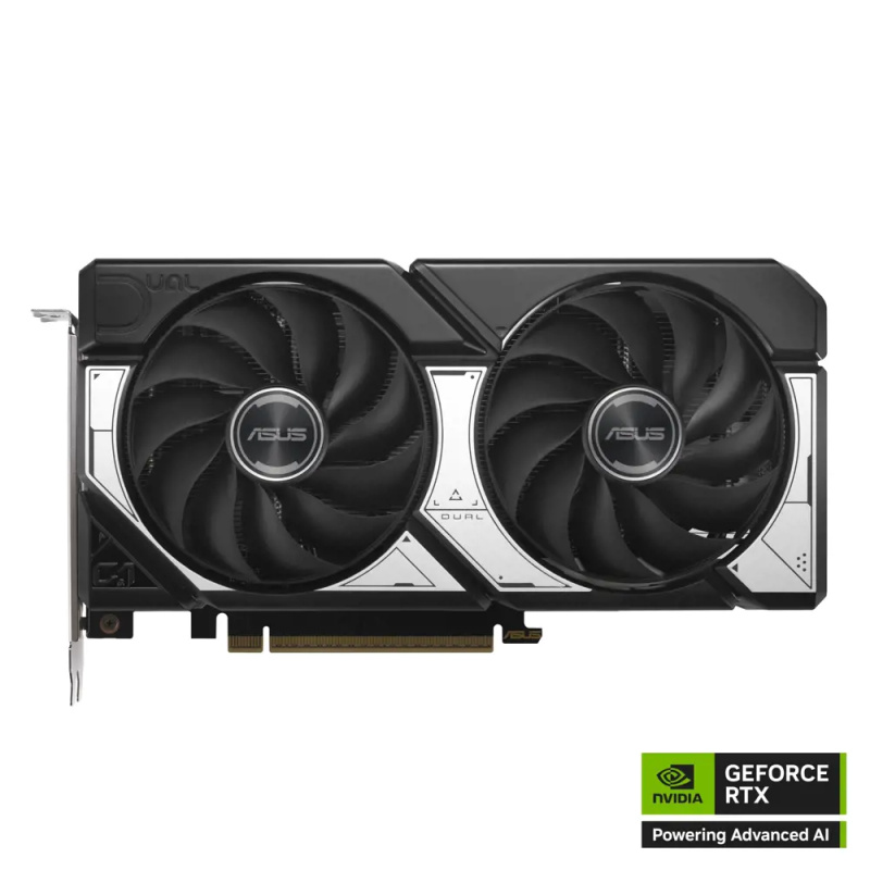 ASUS Dual NVIDIA GeForce RTX 5060 Ti 8GB GDDR7 OC (90YV0MP2-M0NA00) Černá/stříbrná
