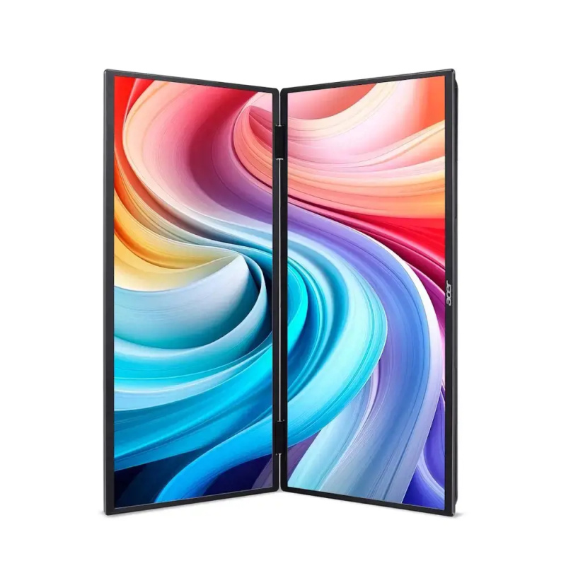Acer PD163QTbmiuux dual monitor 15,6" Černá