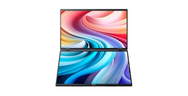 Acer PD193QTEbmiuux dual monitor 18,5" Černá