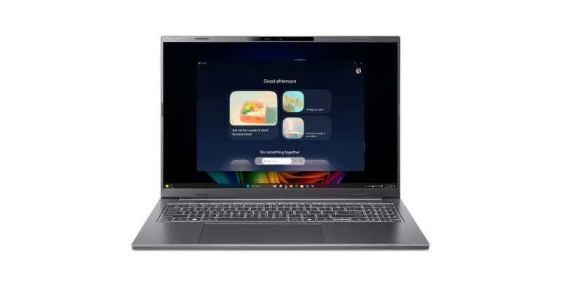 Acer Aspire 16 AI NX.JLSEC.009 Šedá