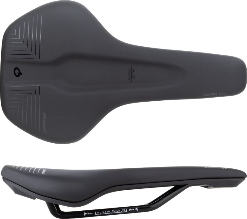 sedlo PROLOGO RAION 145 RECYCLED STEEL, černé