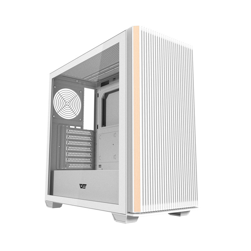 Počítačová skříň Darkflash DS900WS ATX bez ventilátorů (bílá)