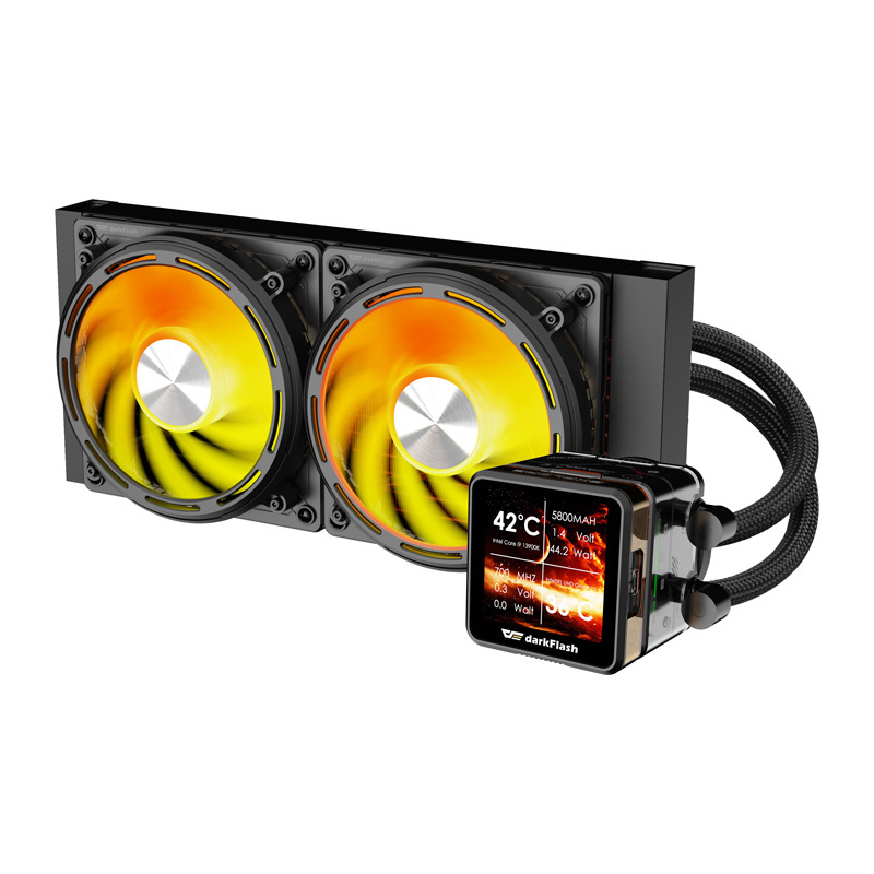DarkFlash Vodní chlazení CPU DE240 (černé)
