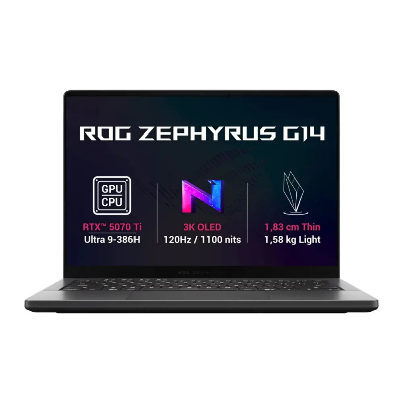 ASUS ROG Zephyrus G14 (GU405AR-SY006W) RTX 5070 Ti šedý
