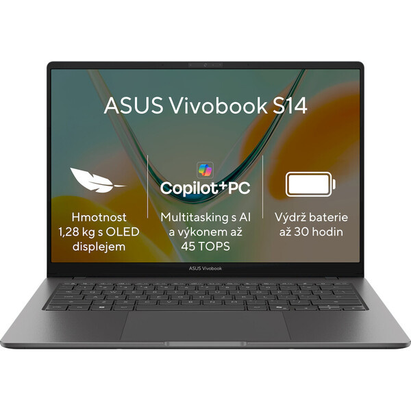 ASUS Vivobook S14 (S5408QA-TM198W) šedý
