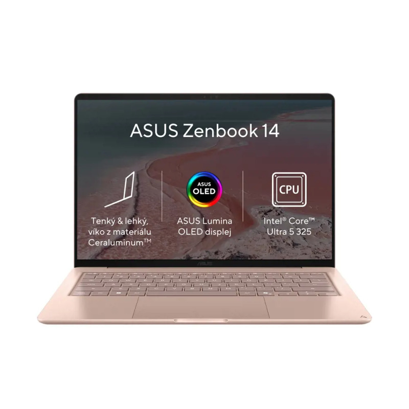ASUS Zenbook 14 (UX3480AA-OLED284W) růžovo béžový