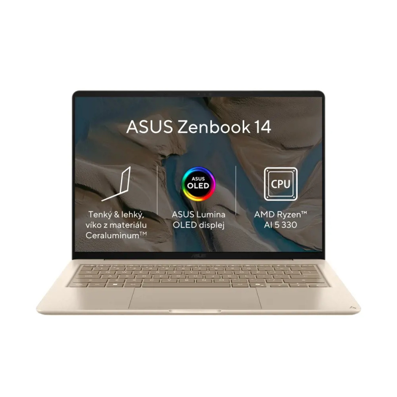 ASUS Zenbook 14 (UX3480KA-OLED020W) béžový