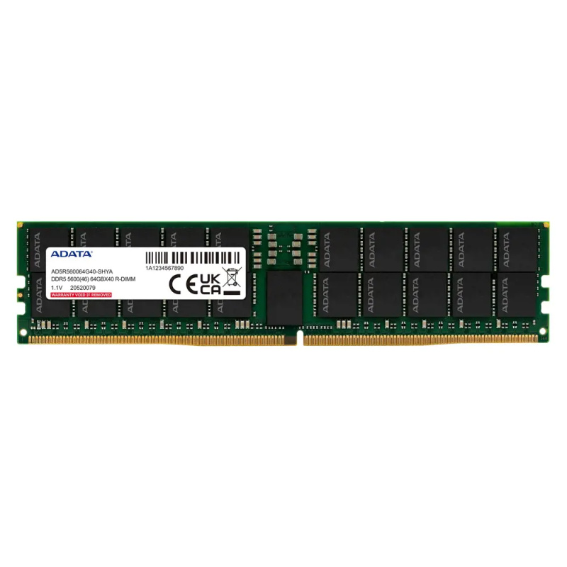 64GB DDR5-5600MHz ADATA R-DIMM CL46 ECC Reg