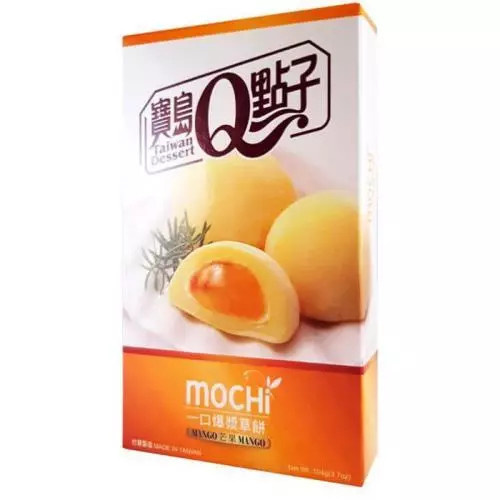 Q mochi rýžové koláčky s příchutí mango 104g