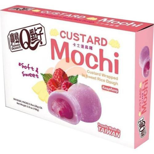 Q mochi custard raspberry fruit 168g TWN