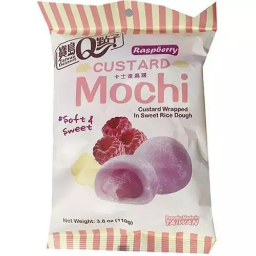 Q Mini mochi koláčky raspberry 110g TWN