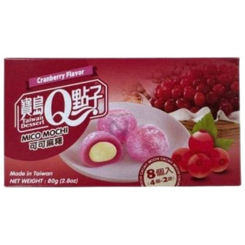 Q Mochi koláčky 80g Brusinky TWN