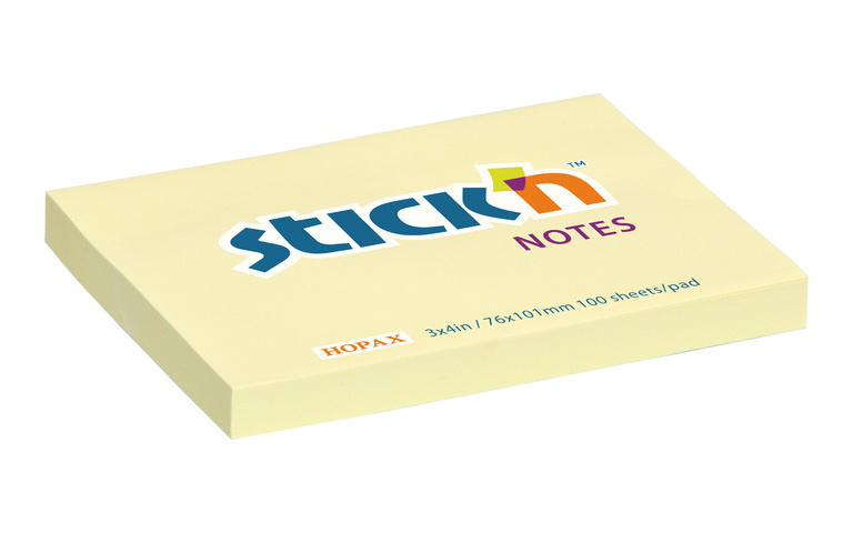 Samolepicí bloček Stick´n Notes 76 × 101 mm, 100 listů