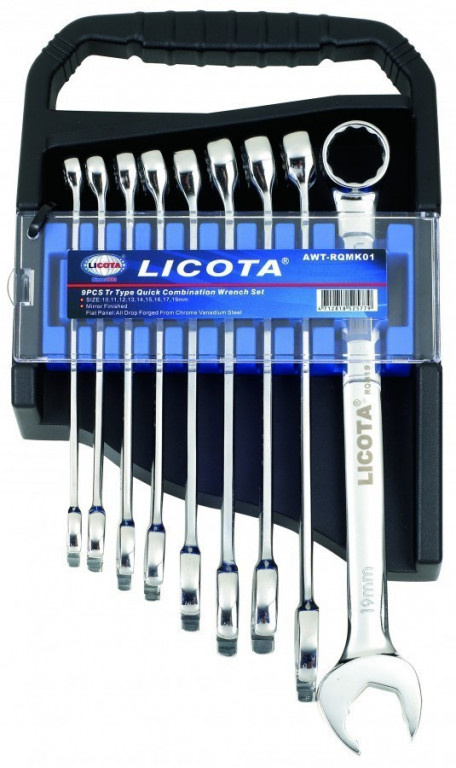 Sada očkoplochých klíčů 9 ks, Licota - LIAWT201