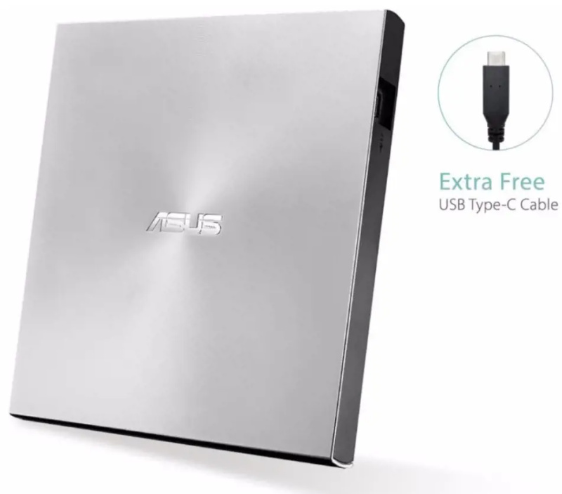 ASUS SDRW-08U9M-U stříbrná (90DD02A2-M29000) Stříbrná