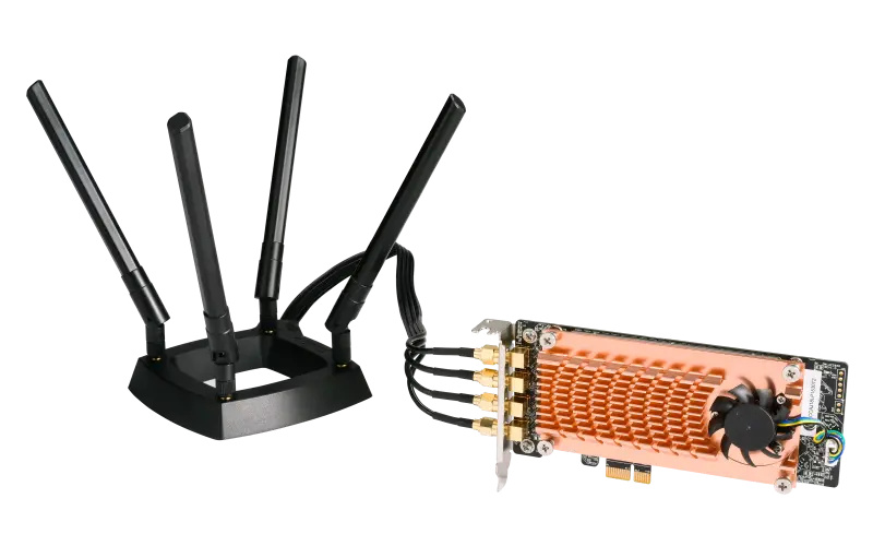 QNAP QWA-AC2600 - PCIe bezdrátový síťový adaptér (802.11n a 802.11ac) pro NAS nebo PC