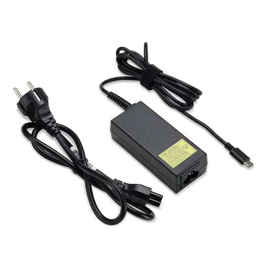 Acer AC Adaptér 45W EU USB-C (Retail) (NP.ADT0A.065) (NP.ADT0A.065) Černá