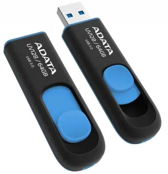 ADATA DashDrive UV128 64GB AUV128-64G-RBE Černá