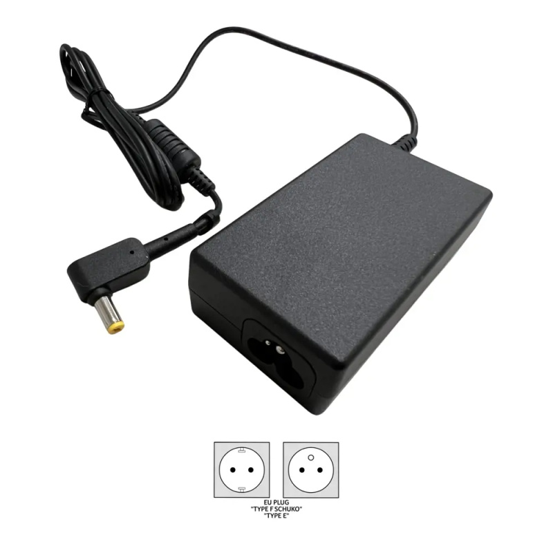 Acer AC Adaptér 65W EU/UK (NP.ADT0A.078) (NP.ADT0A.078) Černá