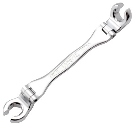 Oboustranný polootevřený flexibilní klíč, 17 x 19 mm - LIAWT1719