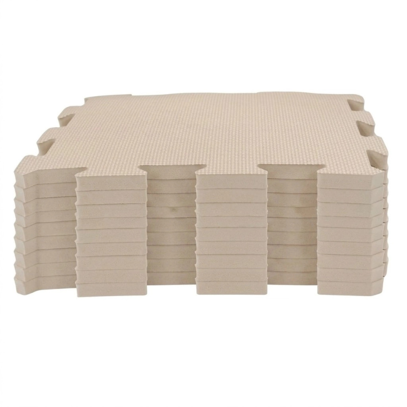 NIDO NIDO pěnová hrací podložka puzzle sandstone (9 dílů)