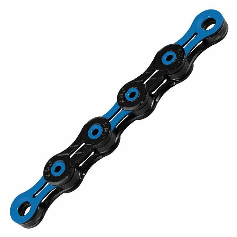 řetěz KMC DLC SL 11 modro/černý v krabičce 118 čl. Velikost: 11sp