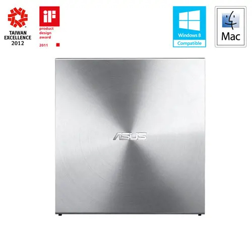 ASUS SDRW-08U5S-U stříbrná + soft (90DD0112-M29000) Stříbrná