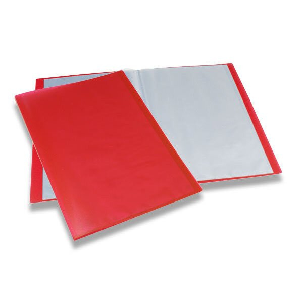 Katalogová kniha FolderMate Color Office, A4, 10 fólií červená