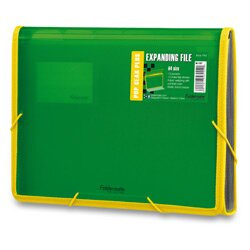 Desky na dokumenty FolderMate Pop Gear Plus A4, s přihrádkami, výběr barev zelená FOLDERMATE