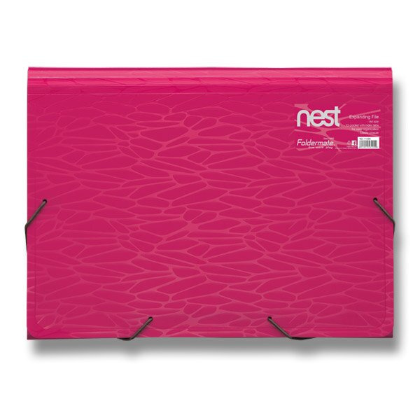 Desky na dokumenty FolderMate Nest 330 x 240 x 35 mm, výběr barev růžová FOLDERMATE
