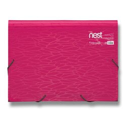 Desky na dokumenty FolderMate Nest 330 x 240 x 35 mm, výběr barev růžová FOLDERMATE