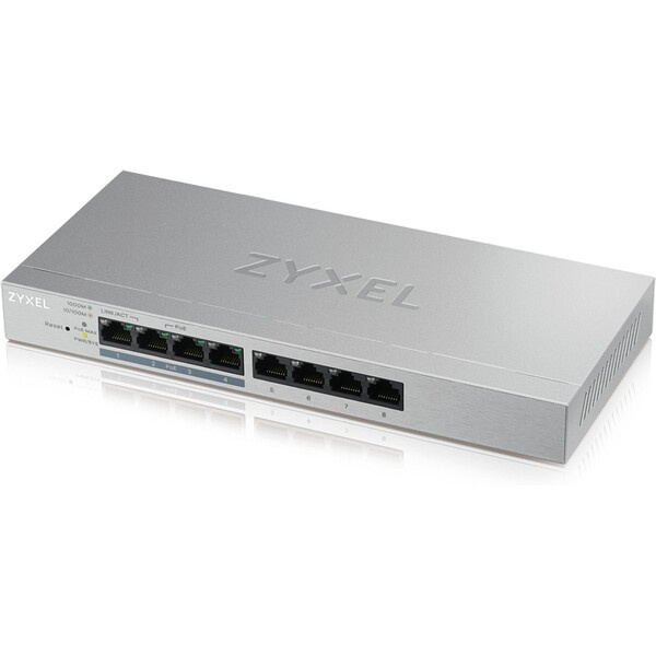 Zyxel GS1200-8HPV2-EU0101F Šedá